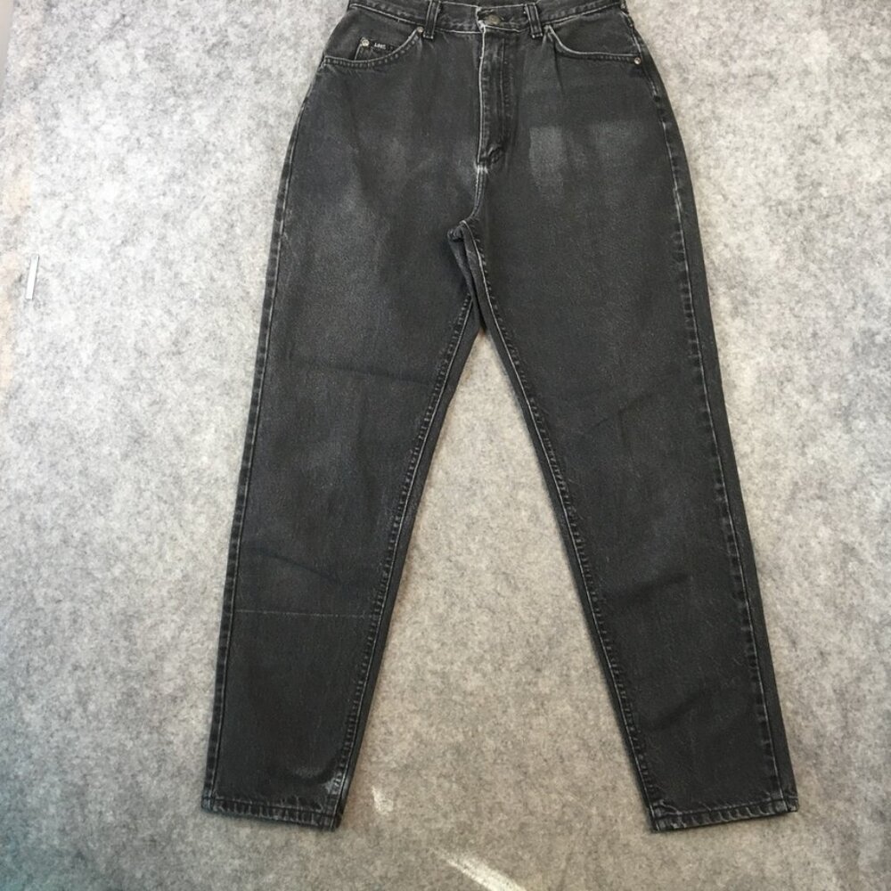 Vintage Lee Jeans Womens 10 High Rise Tapered Mom Jeans 90s Made USA 100 Cotton